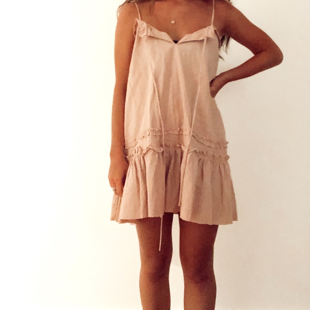 Pink Princess Polly Tie Dress